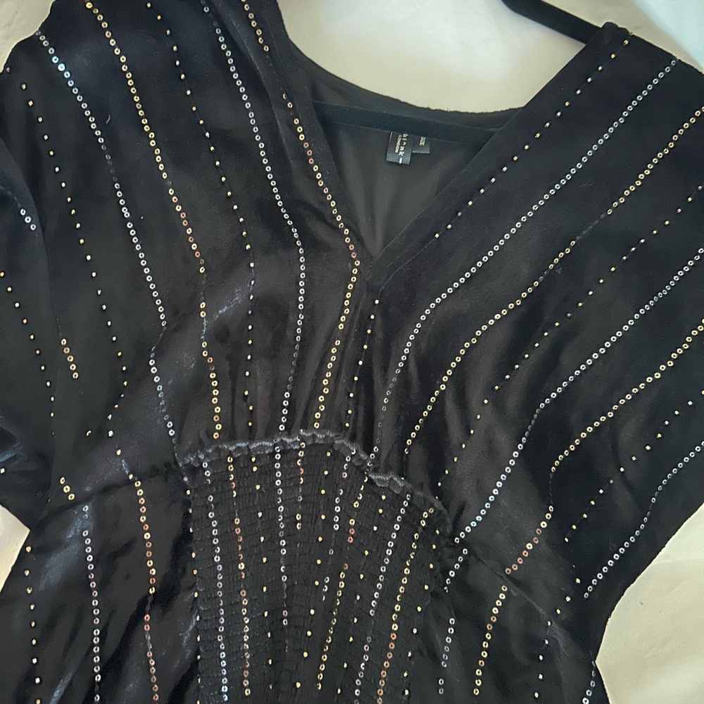 Elegant Black Sequin Dress